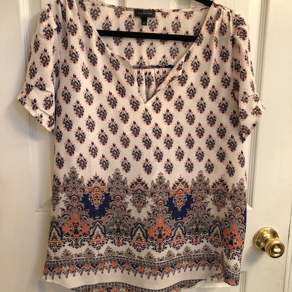 EUC The Limited Boho Print Tunic Sz. L
